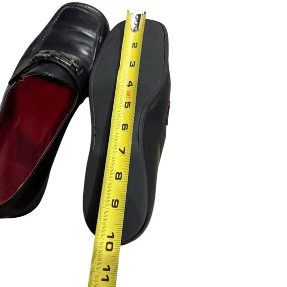 Salvatore‎ Ferragamo Men’s 9 Horsebit Comfort Loafers Black Leather Old Money main image 8